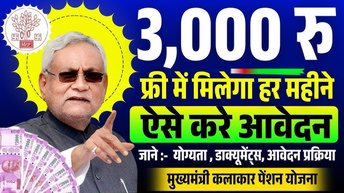 Bihar Kalakar Pension Yojana 2025