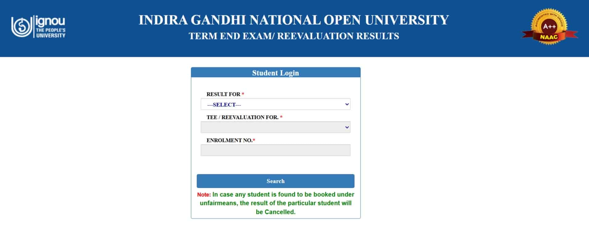 IGNOU Result 2025