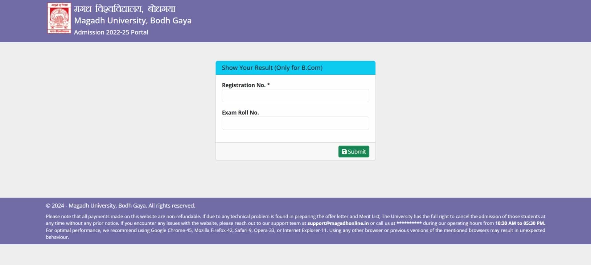 Magadh University Part 3 Result 2025