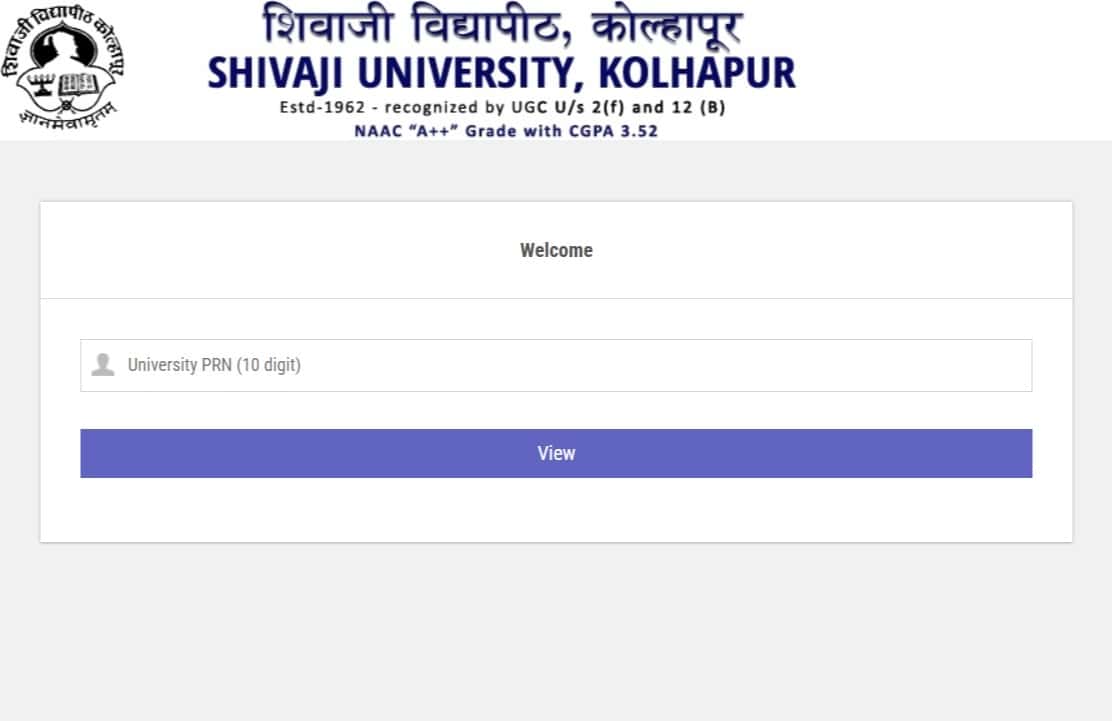 Unishivaji University Result 2025