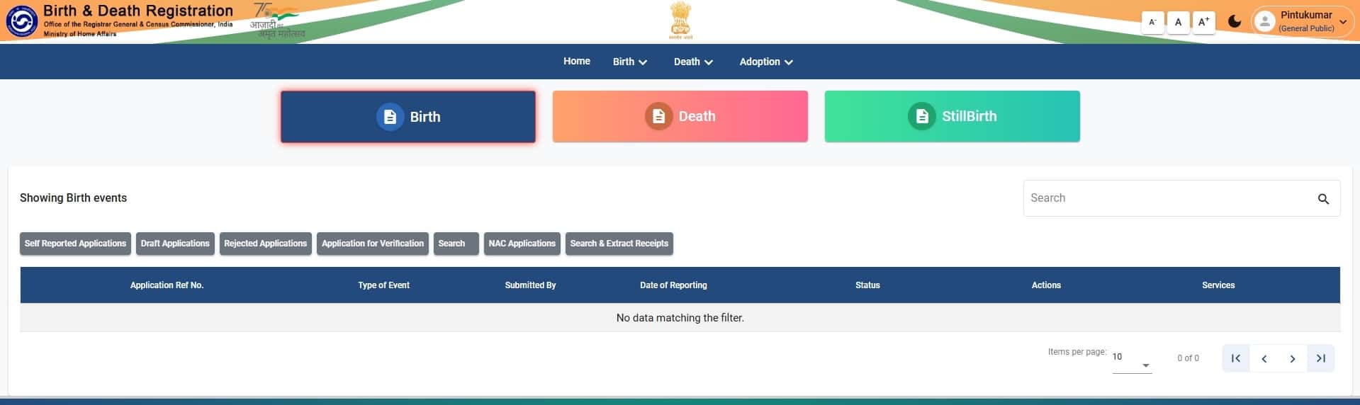 Birth Certificate Online Apply