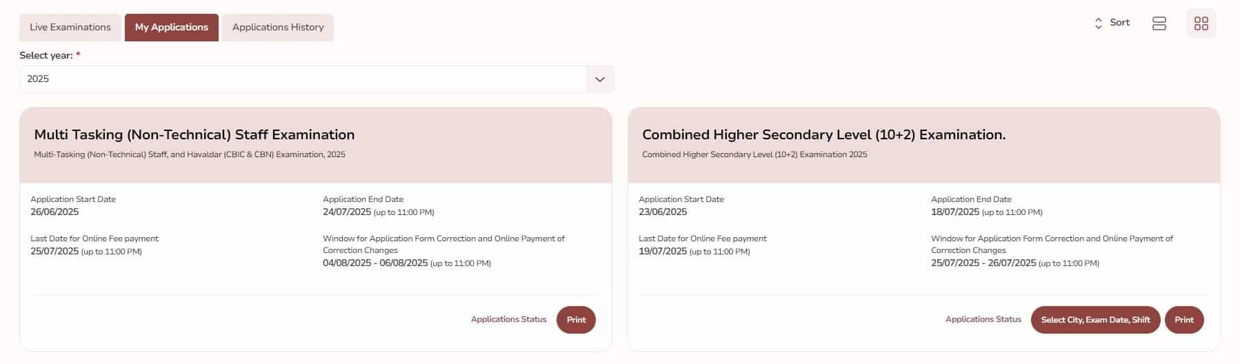 SSC CHSL Self Slot Booking Online Kaise Kare