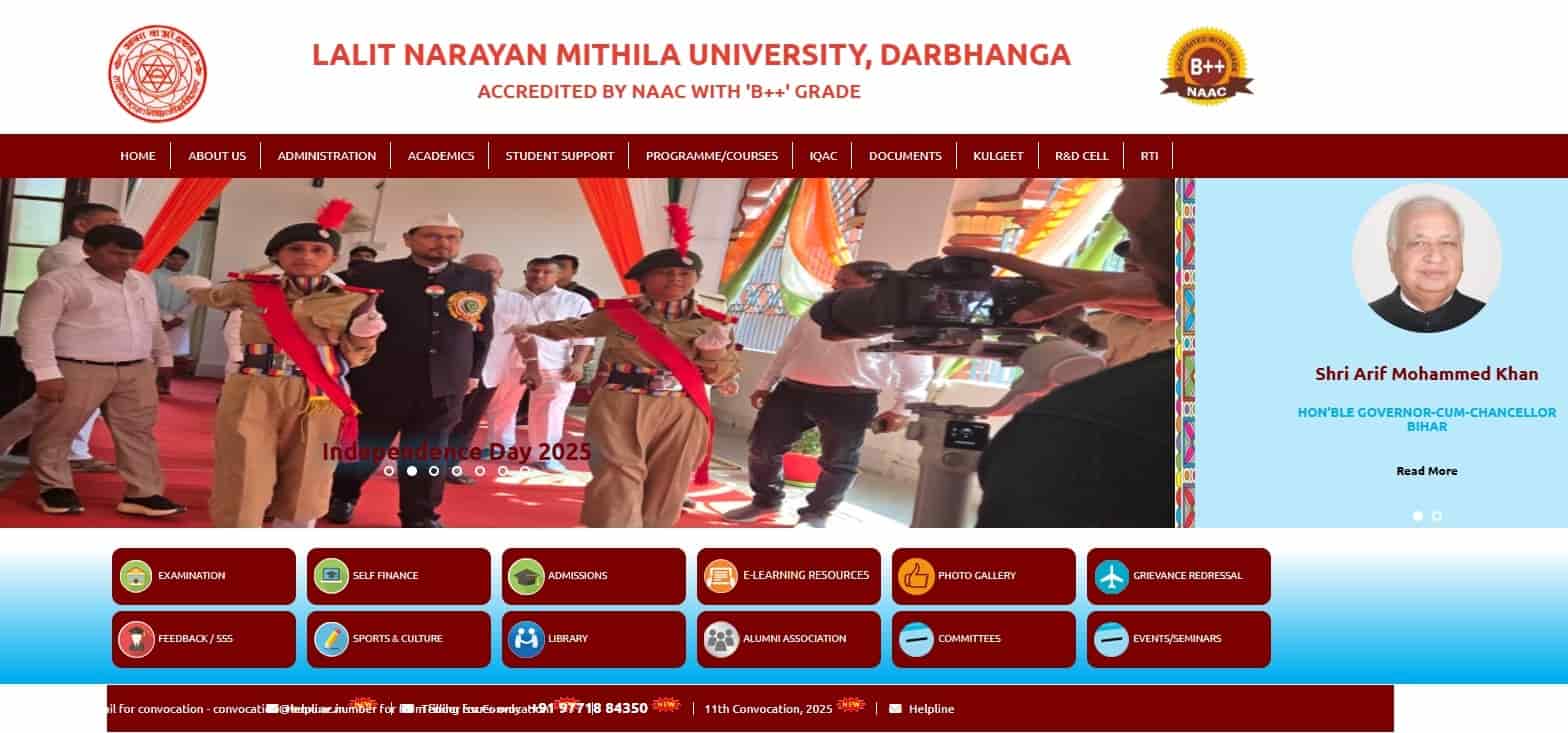 LNMU Semester 1 Online Registration 2025