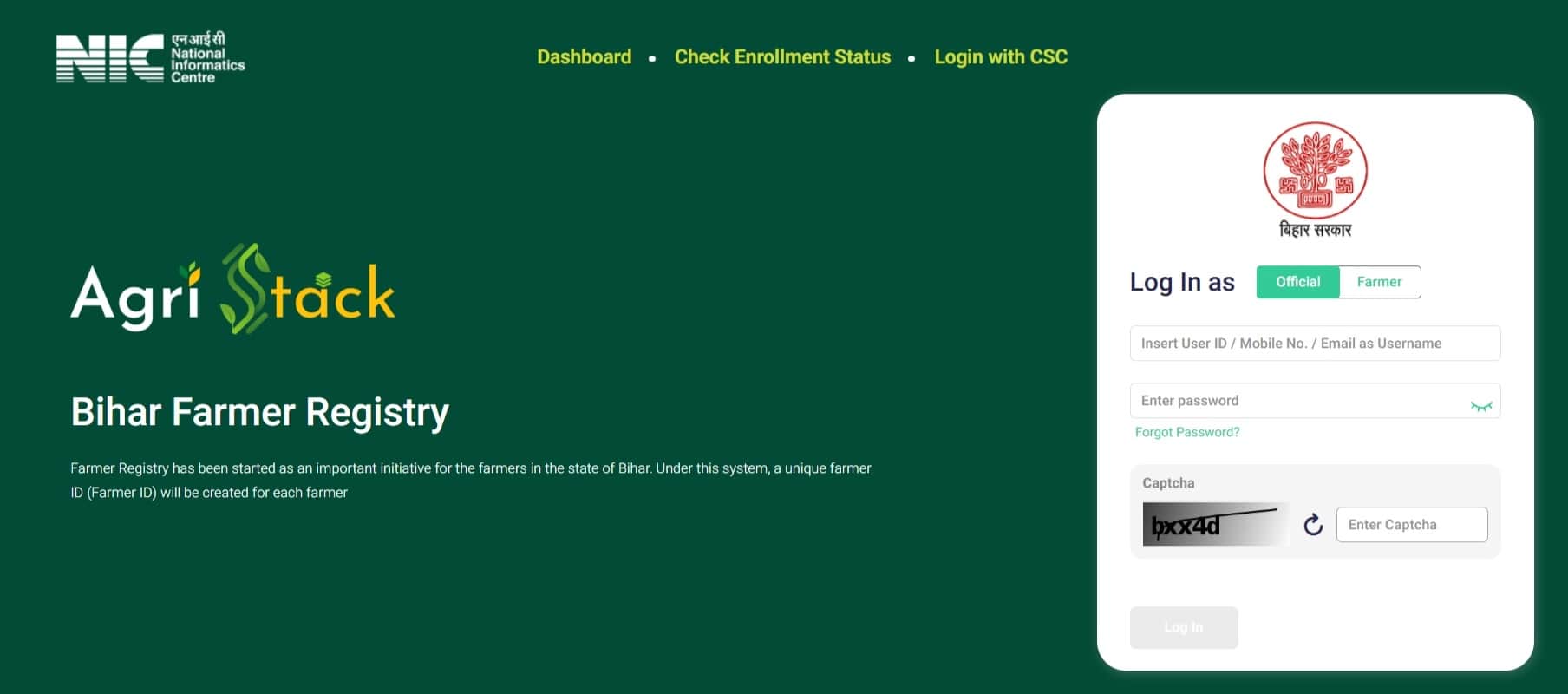 Bihar Farmer ID Registration 2026